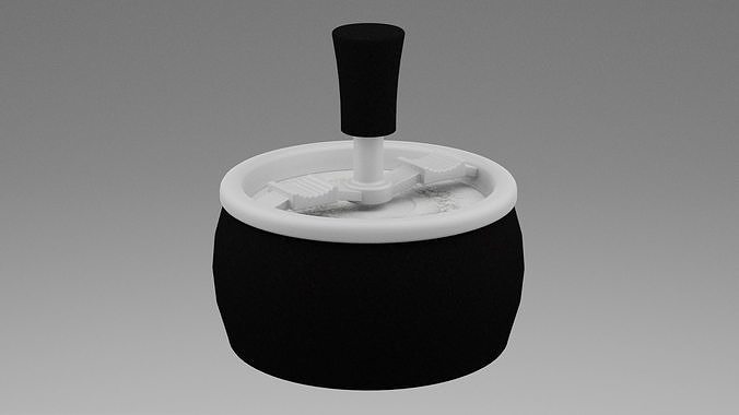 Ash Spinning Tray Ashtray 3D model