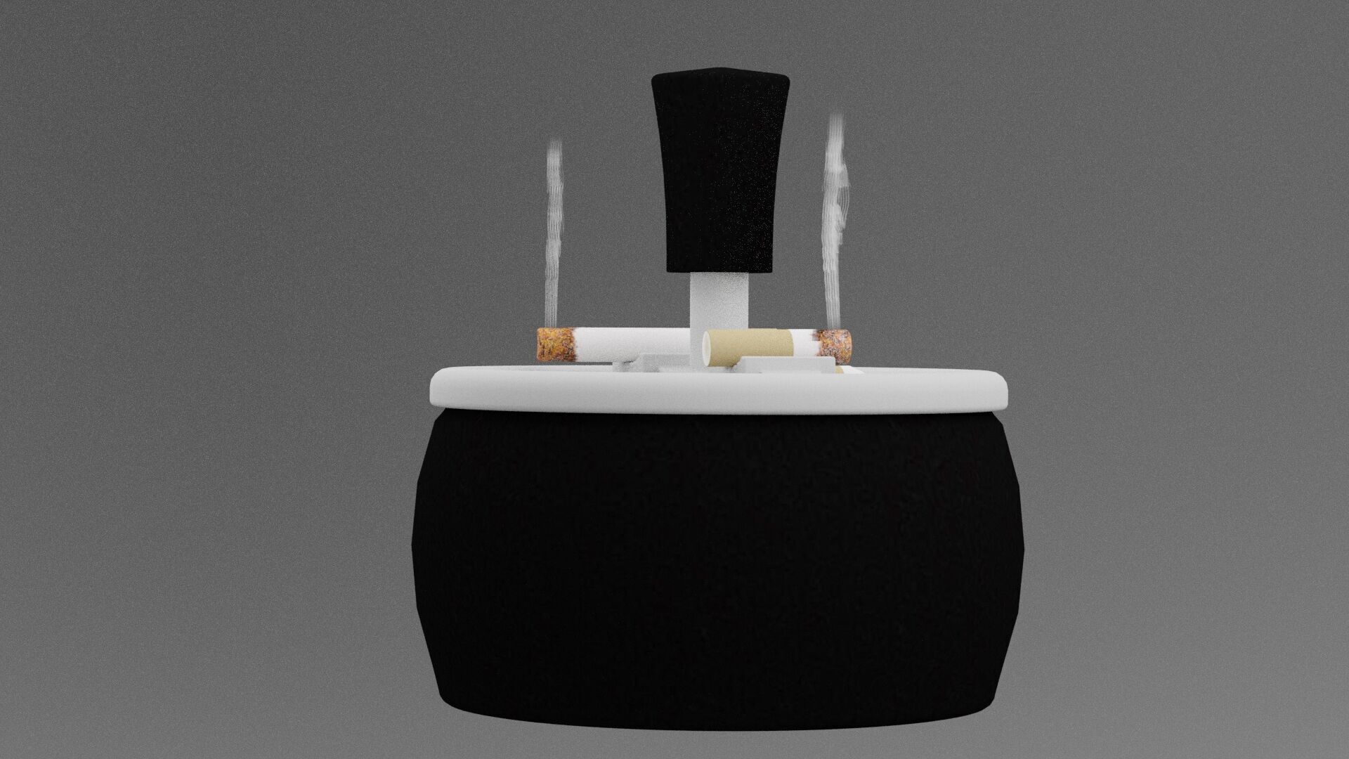 Ash Spinning Tray Ashtray Set 3D model_2