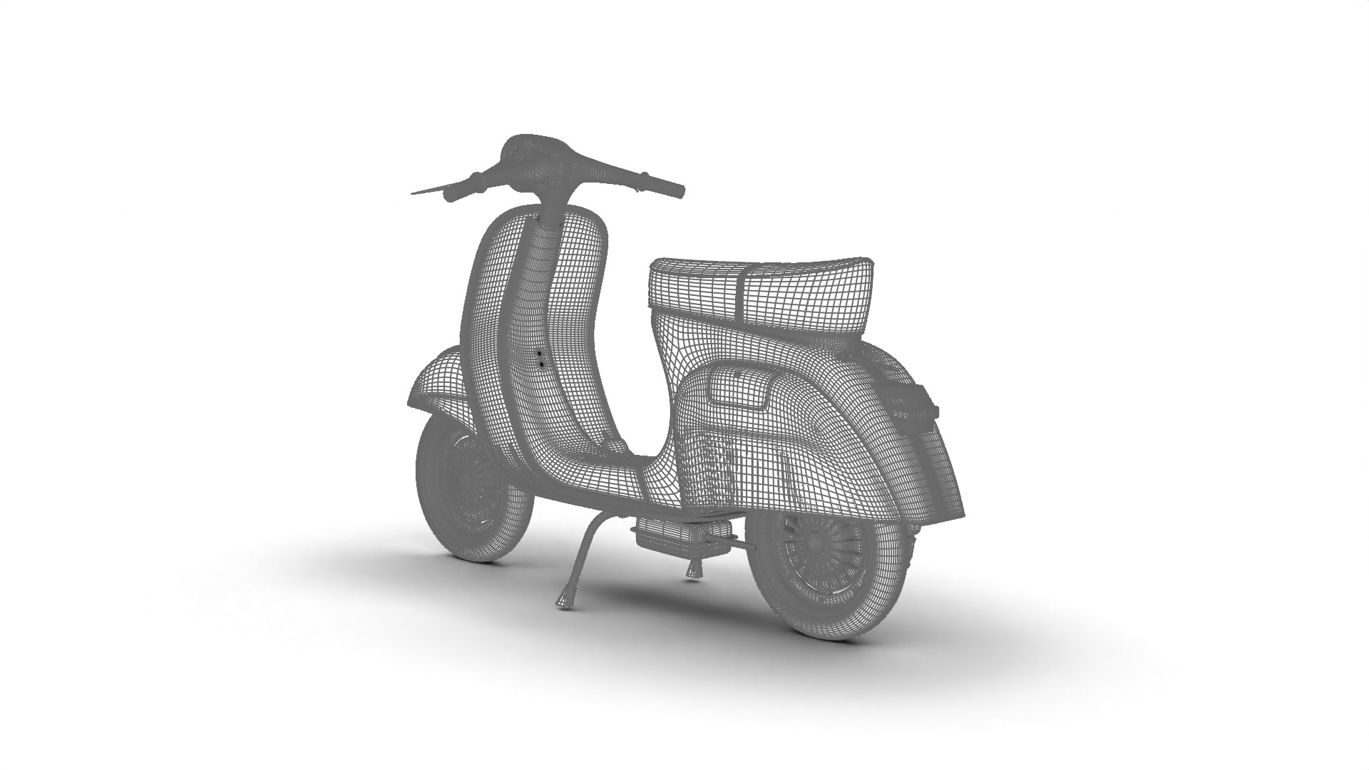 Vespa 125 1967 3d model 3D model_26