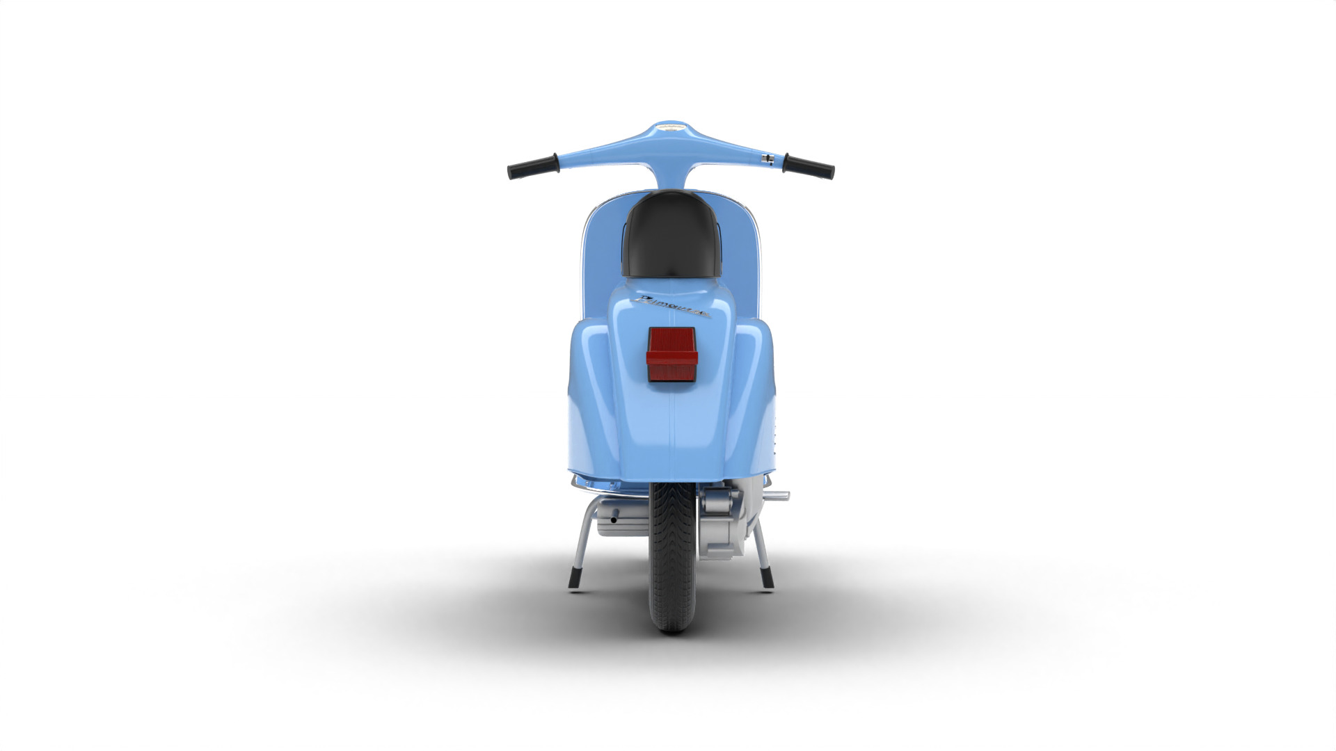 Vespa 125 1967 3d model 3D model_11