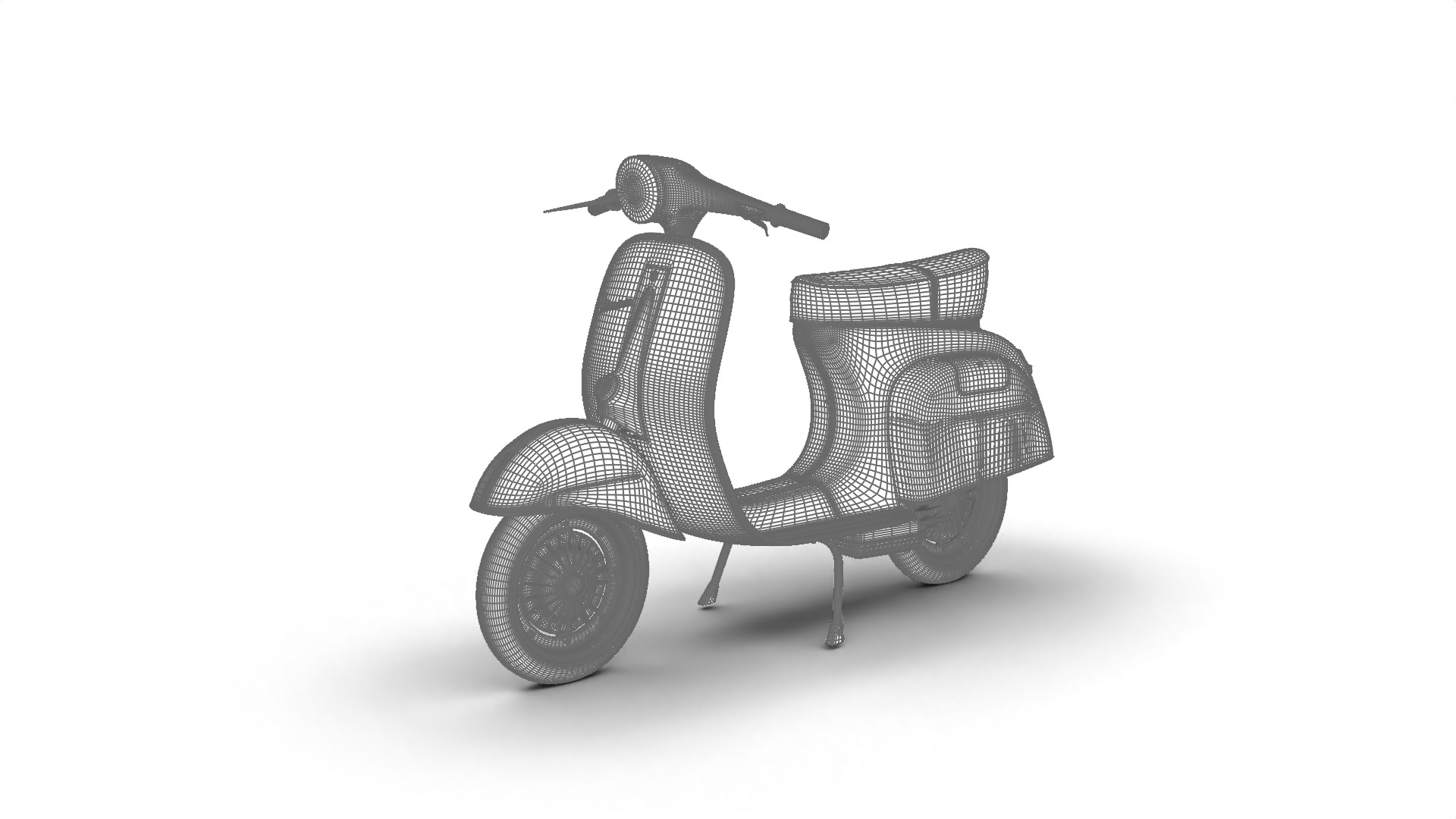 Vespa 125 1967 3d model 3D model_25