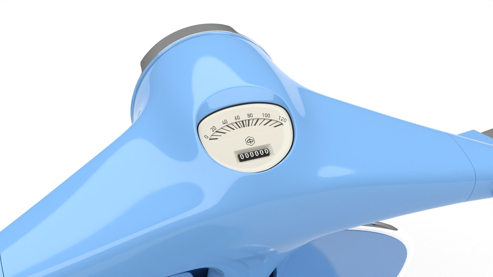 Vespa 125 1967 3d model 3D model_20