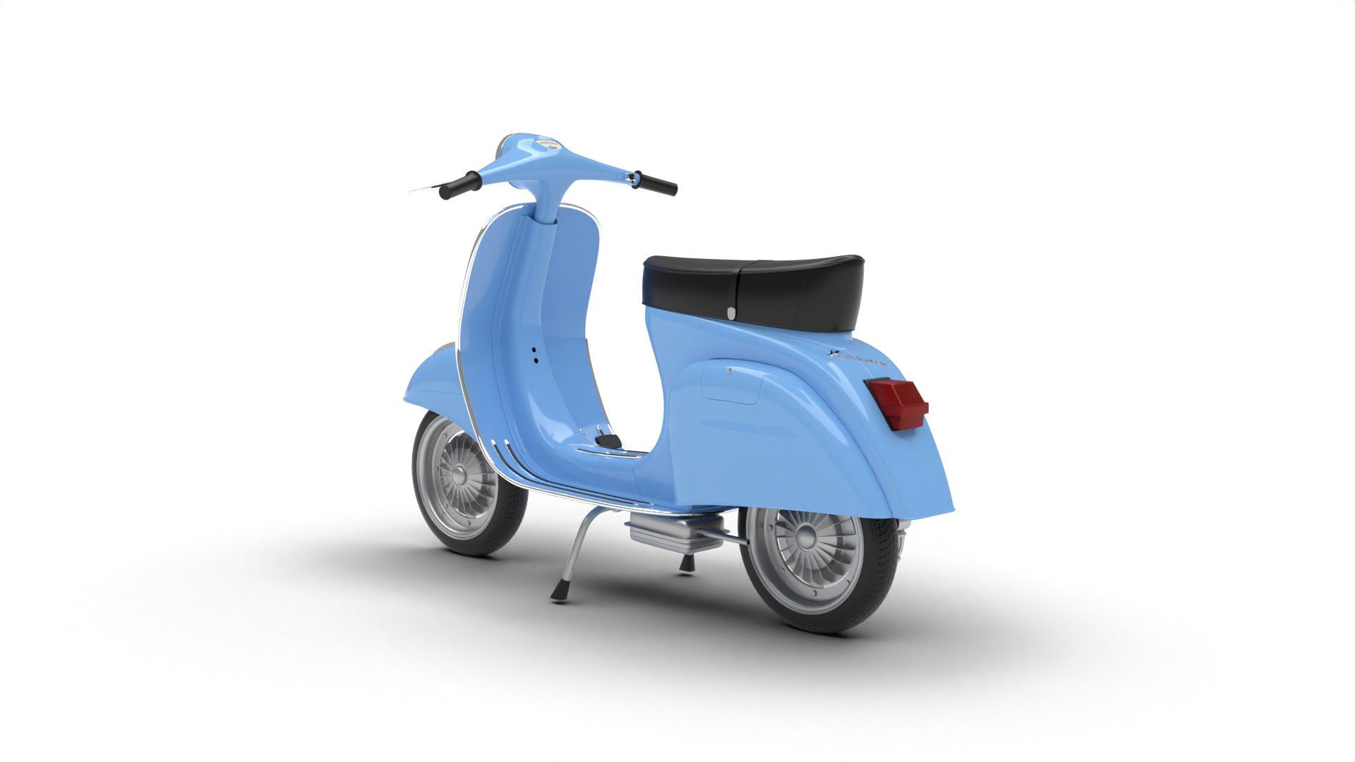 Vespa 125 1967 3d model 3D model_1