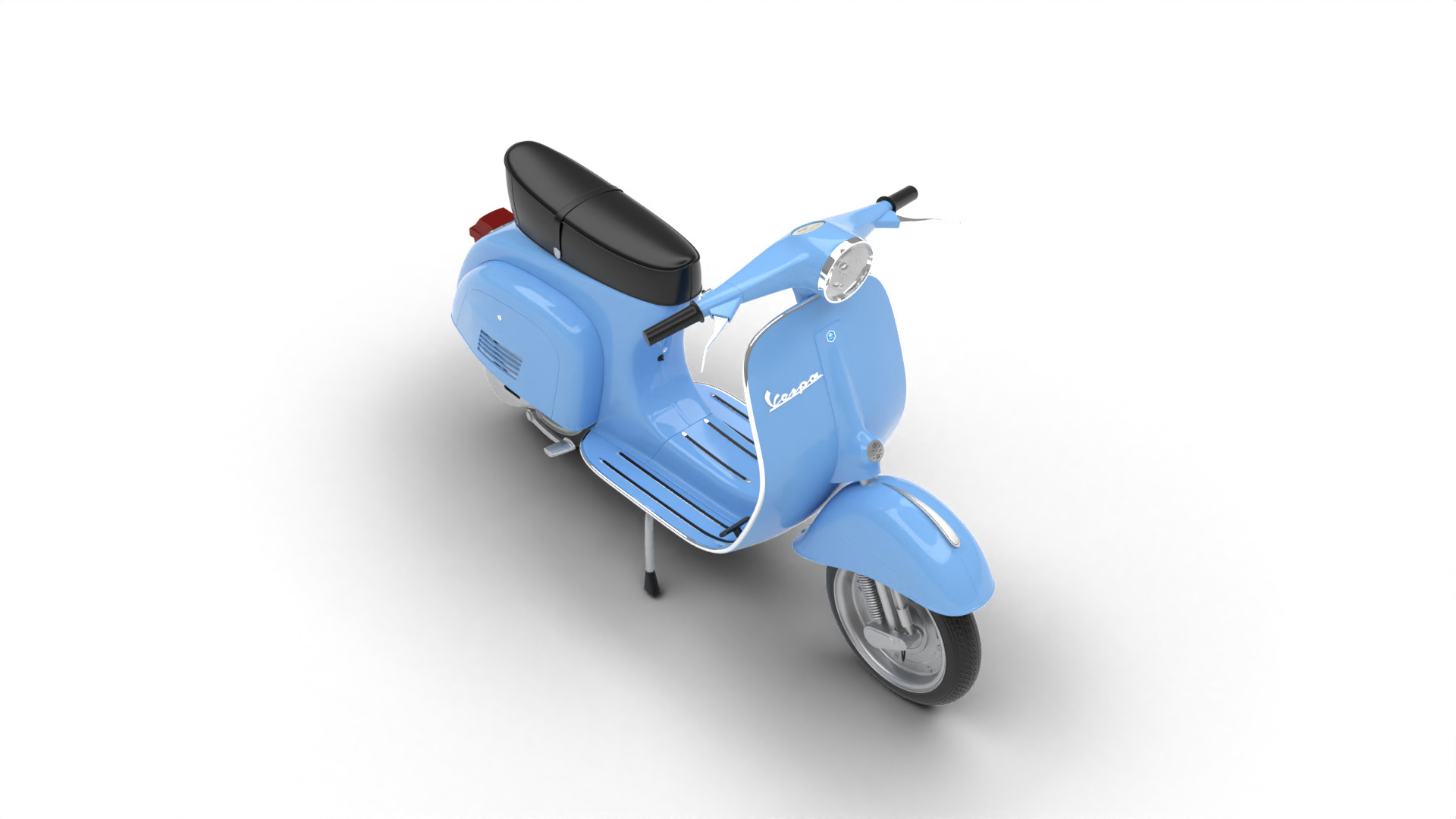 Vespa 125 1967 3d model 3D model_8