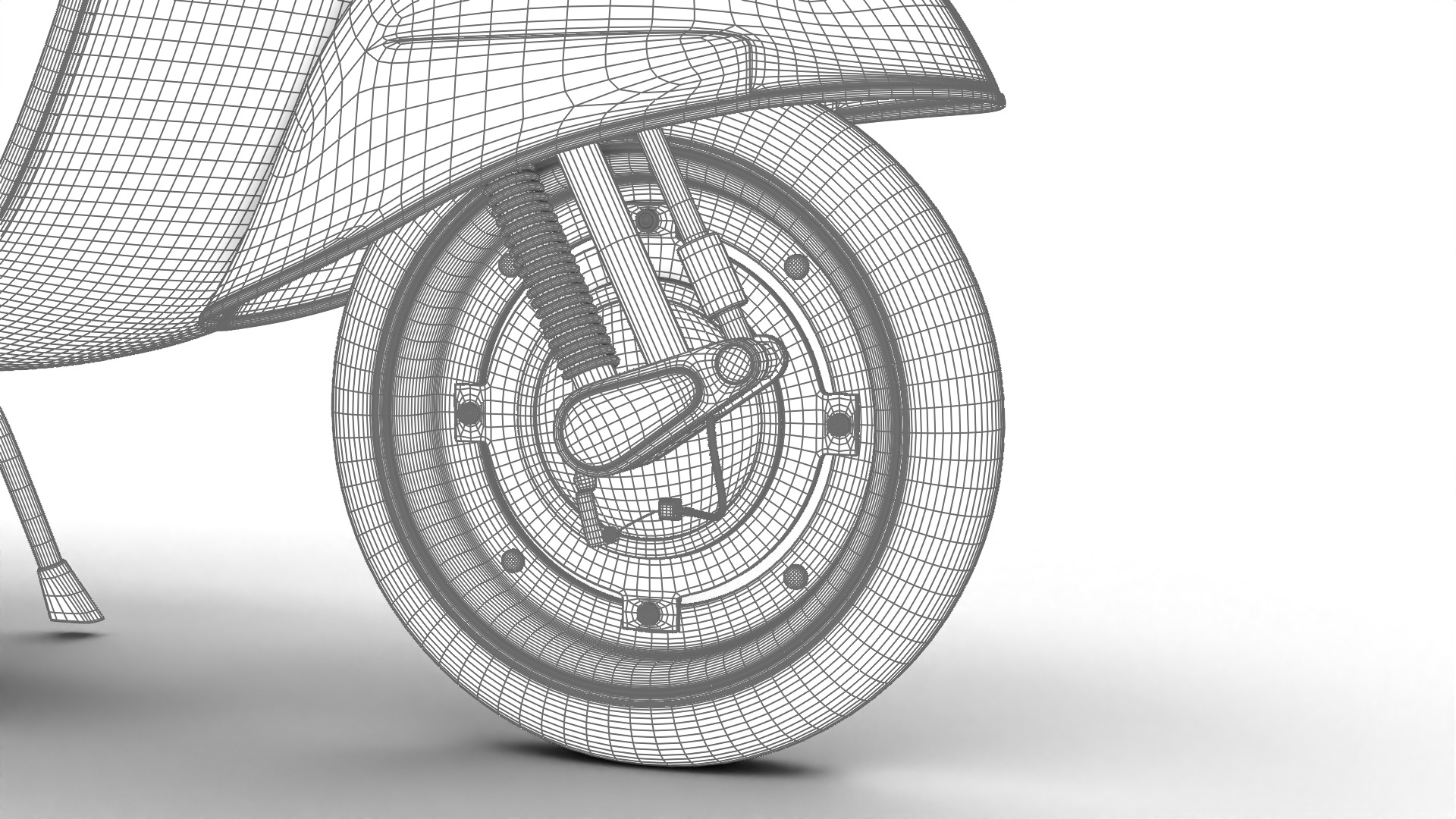 Vespa 125 1967 3d model 3D model_48