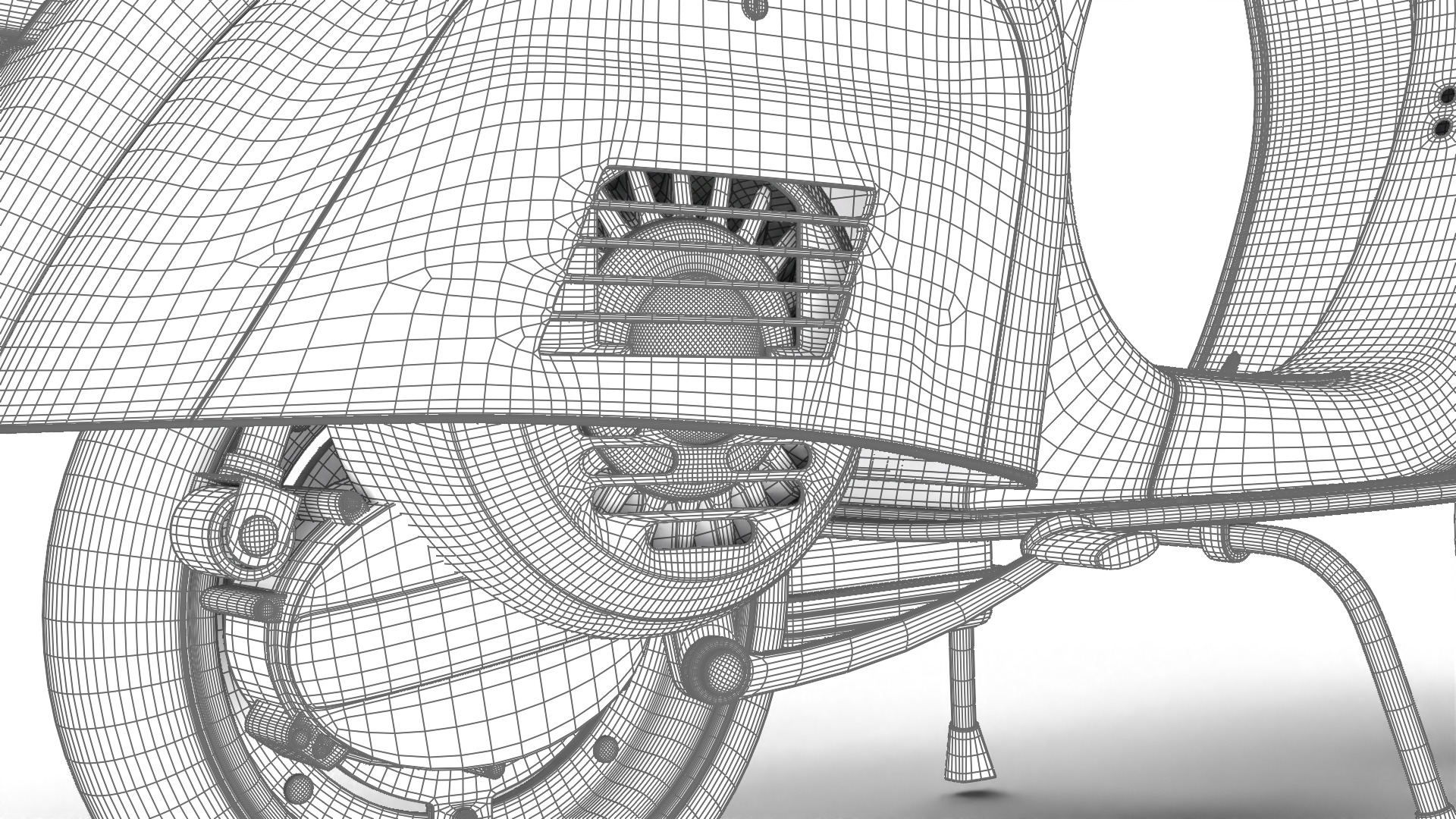 Vespa 125 1967 3d model 3D model_41