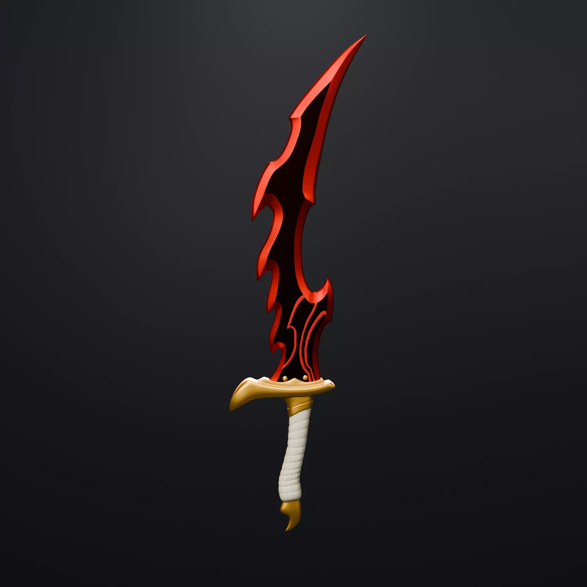 Knight Killer from Solo leveling  Low-poly 3D model_0