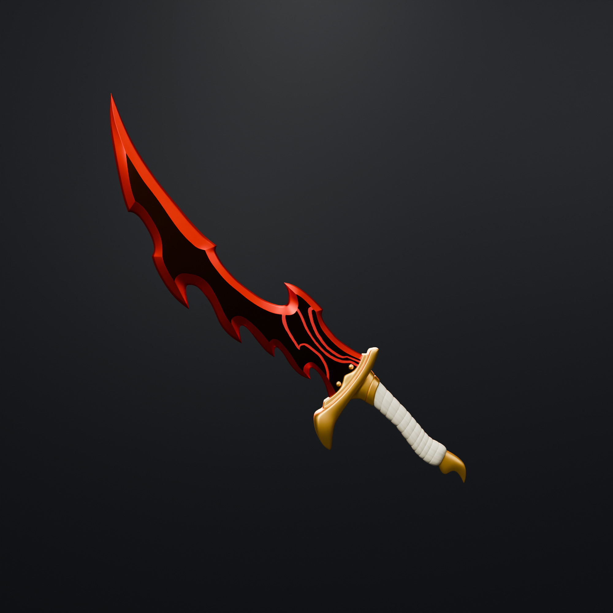 Knight Killer from Solo leveling  Low-poly 3D model_1