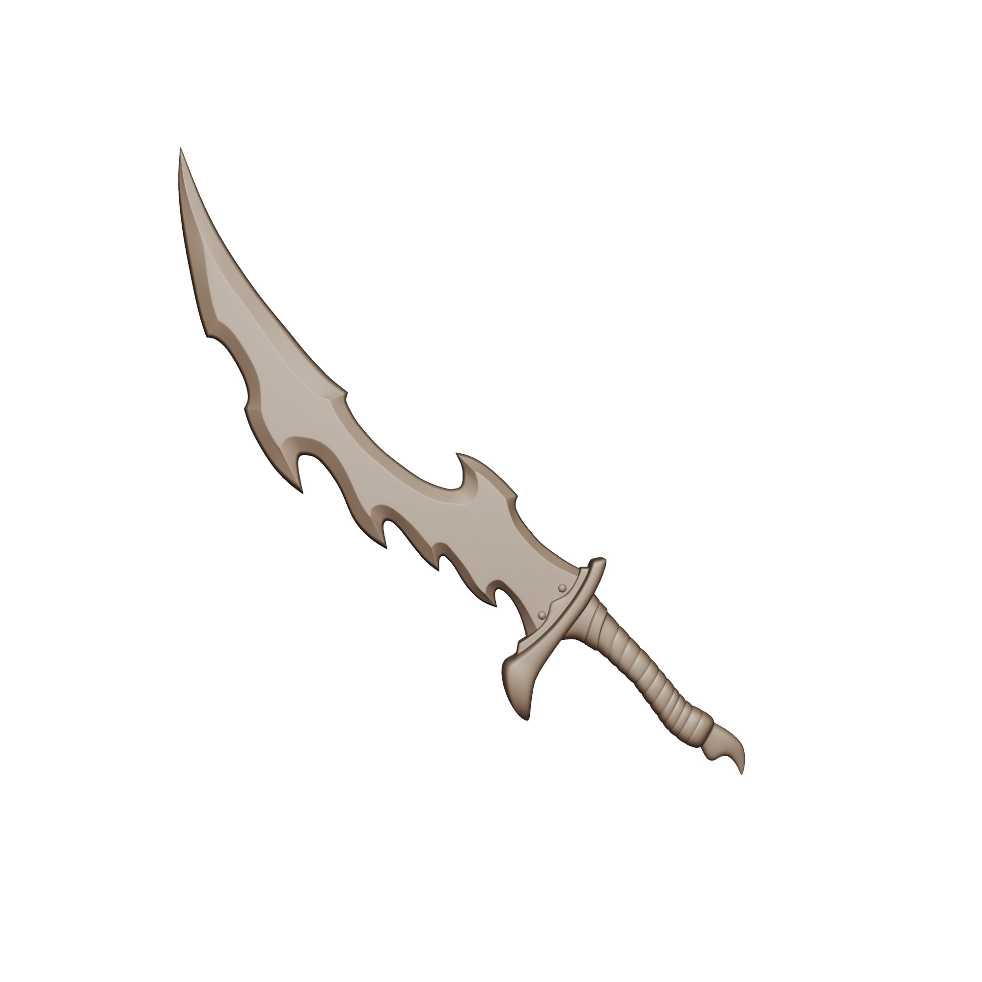 Knight Killer from Solo leveling  Low-poly 3D model_4