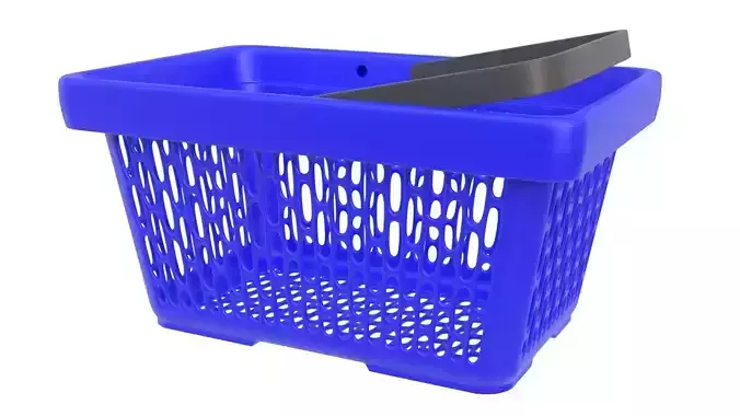Shopping basket 10 3D model