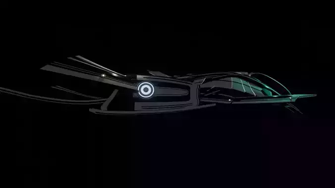 3D Spacecraft High-Quality made in blender