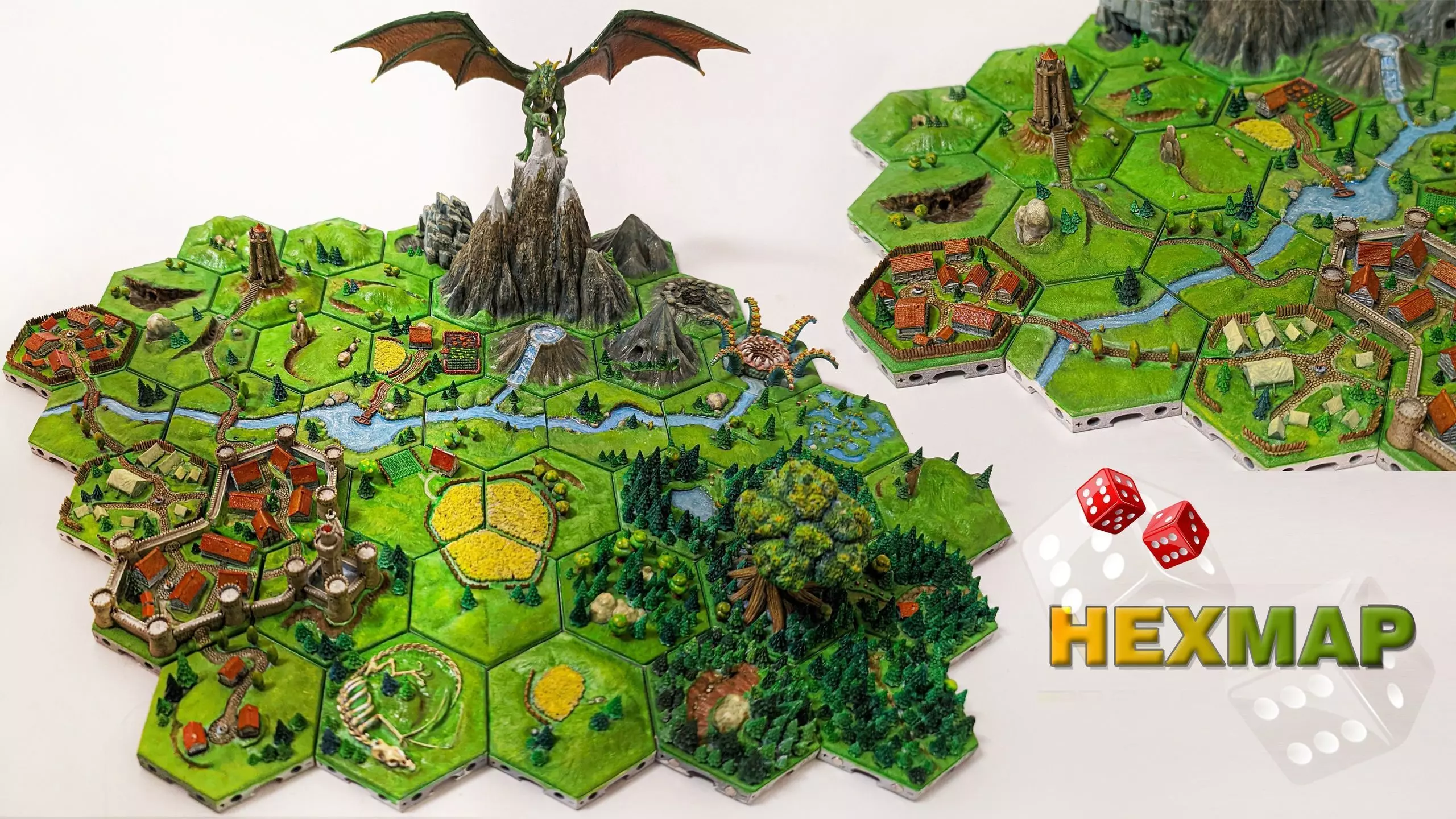 Hexmap 3D print model