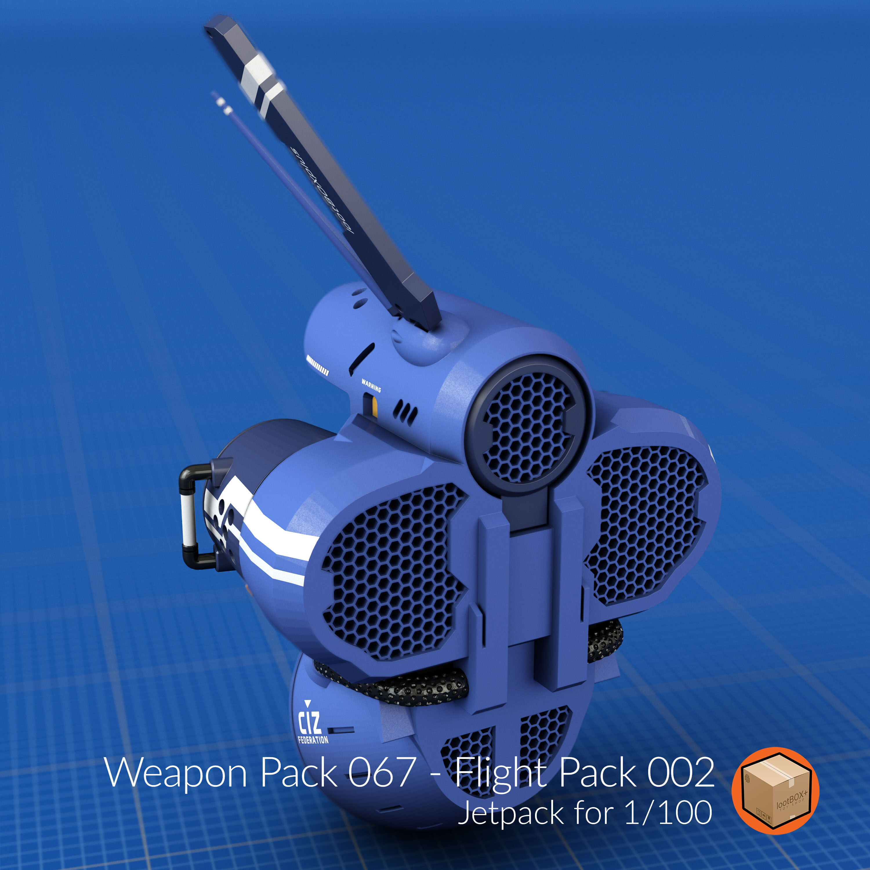 WEAPON PACK 067 3D print model_1