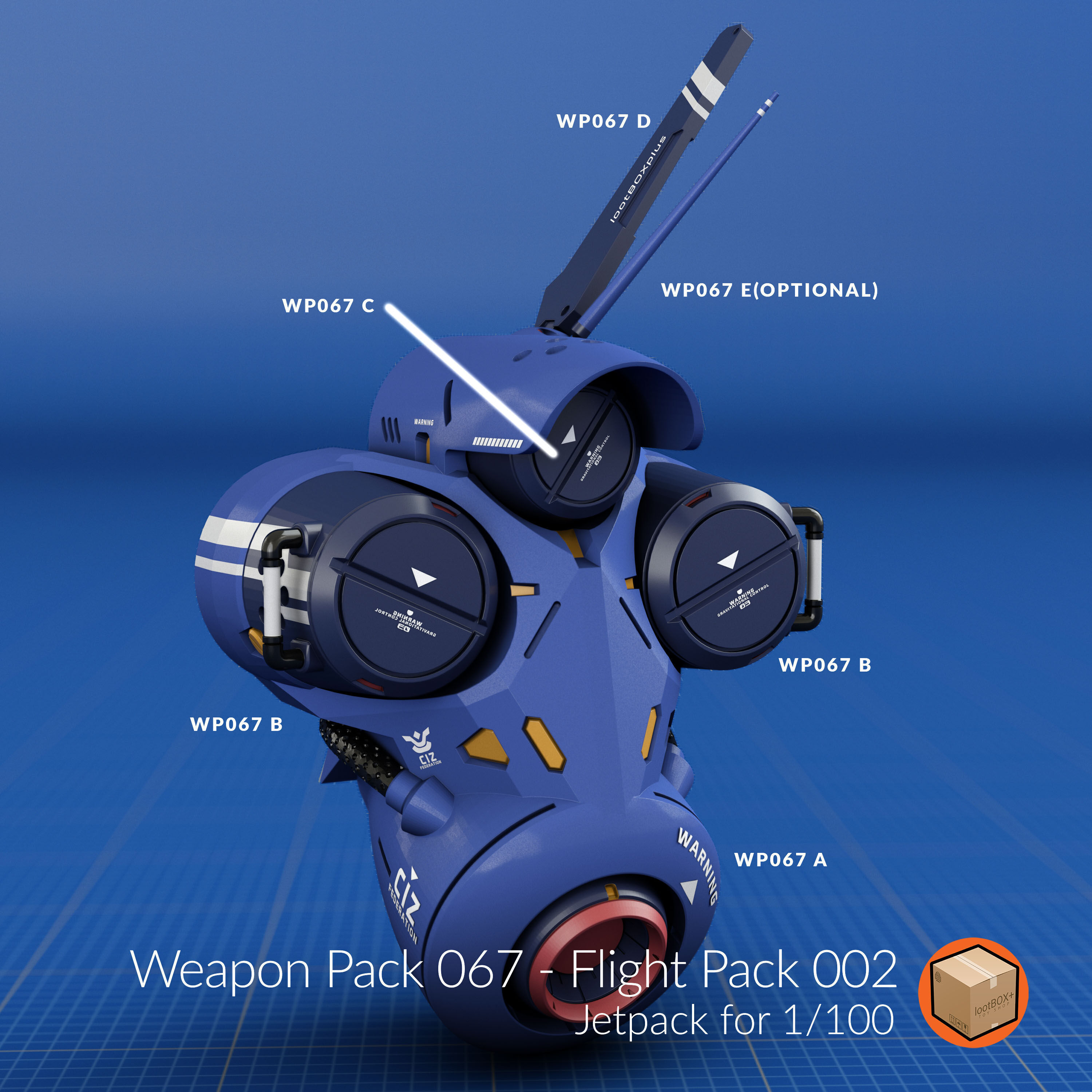 WEAPON PACK 067 3D print model_3