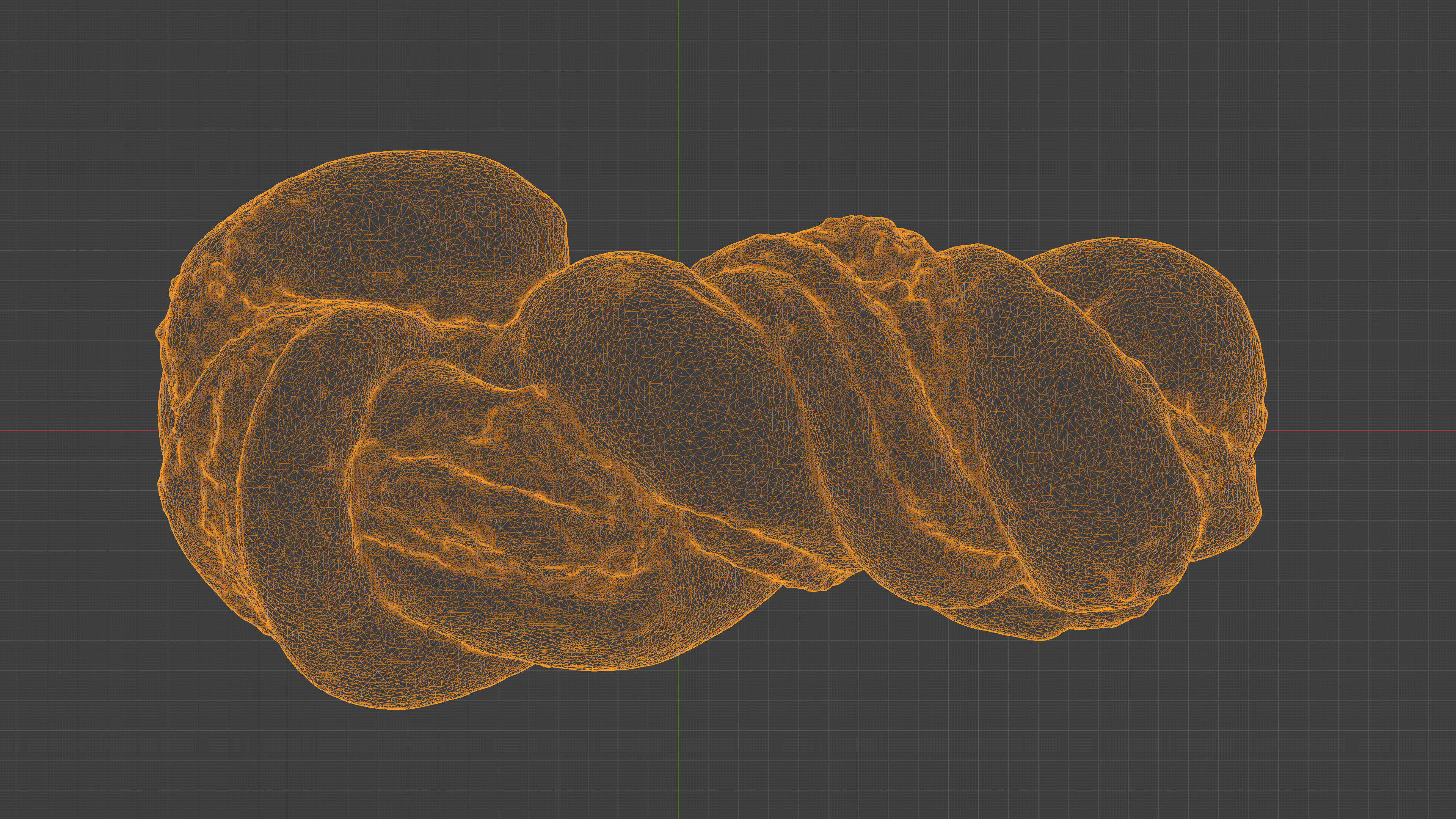 Photorealistic 3D scan of sweet poppy seed bun roll Low-poly 3D model_23