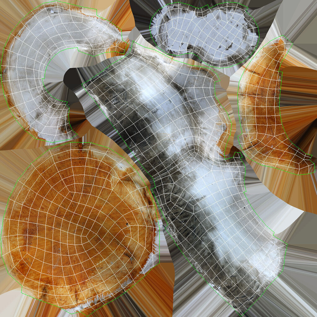 FAIRY MUSHROOM FIGURINE Low-poly 3D model_8