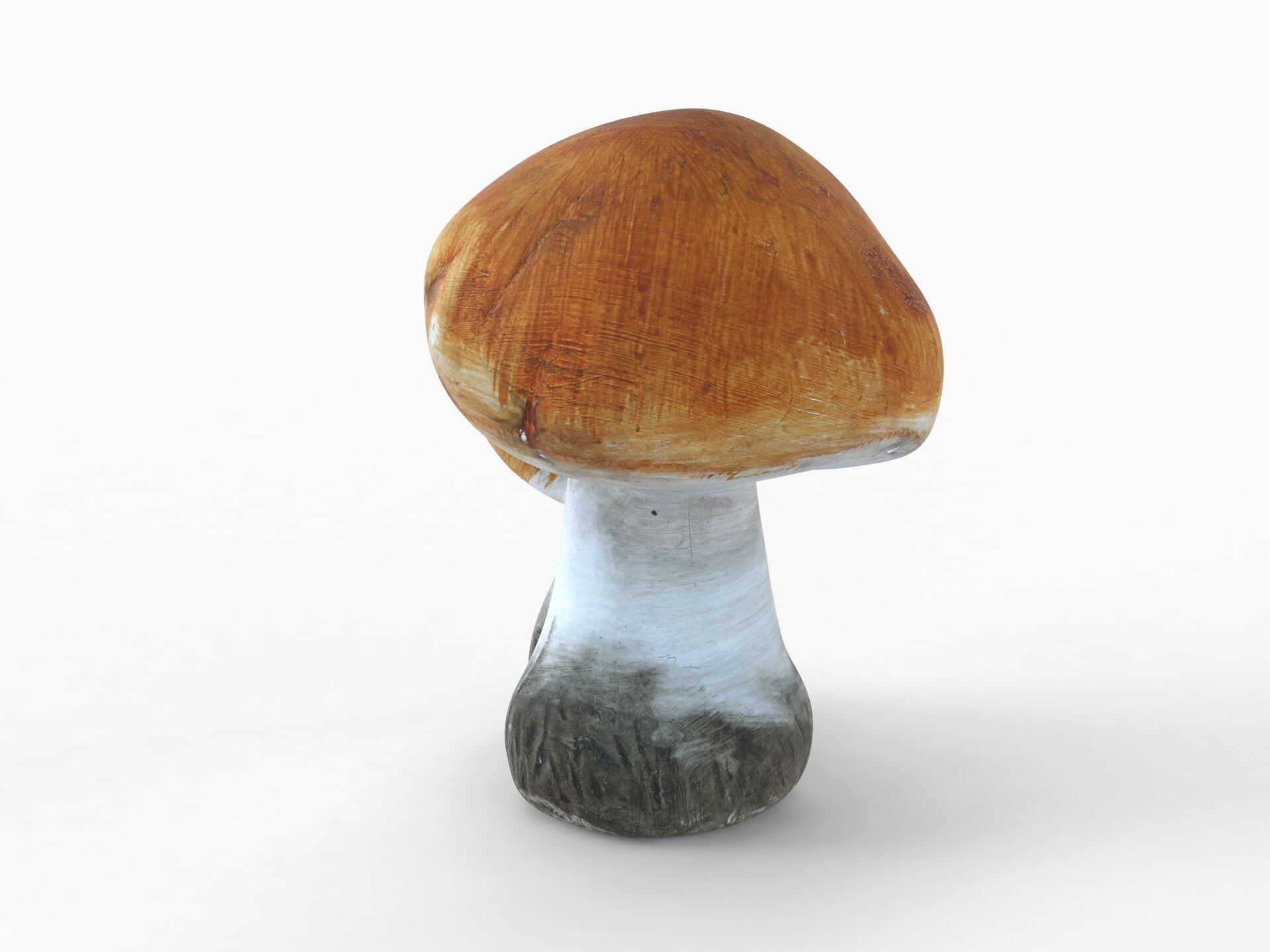FAIRY MUSHROOM FIGURINE Low-poly 3D model_6