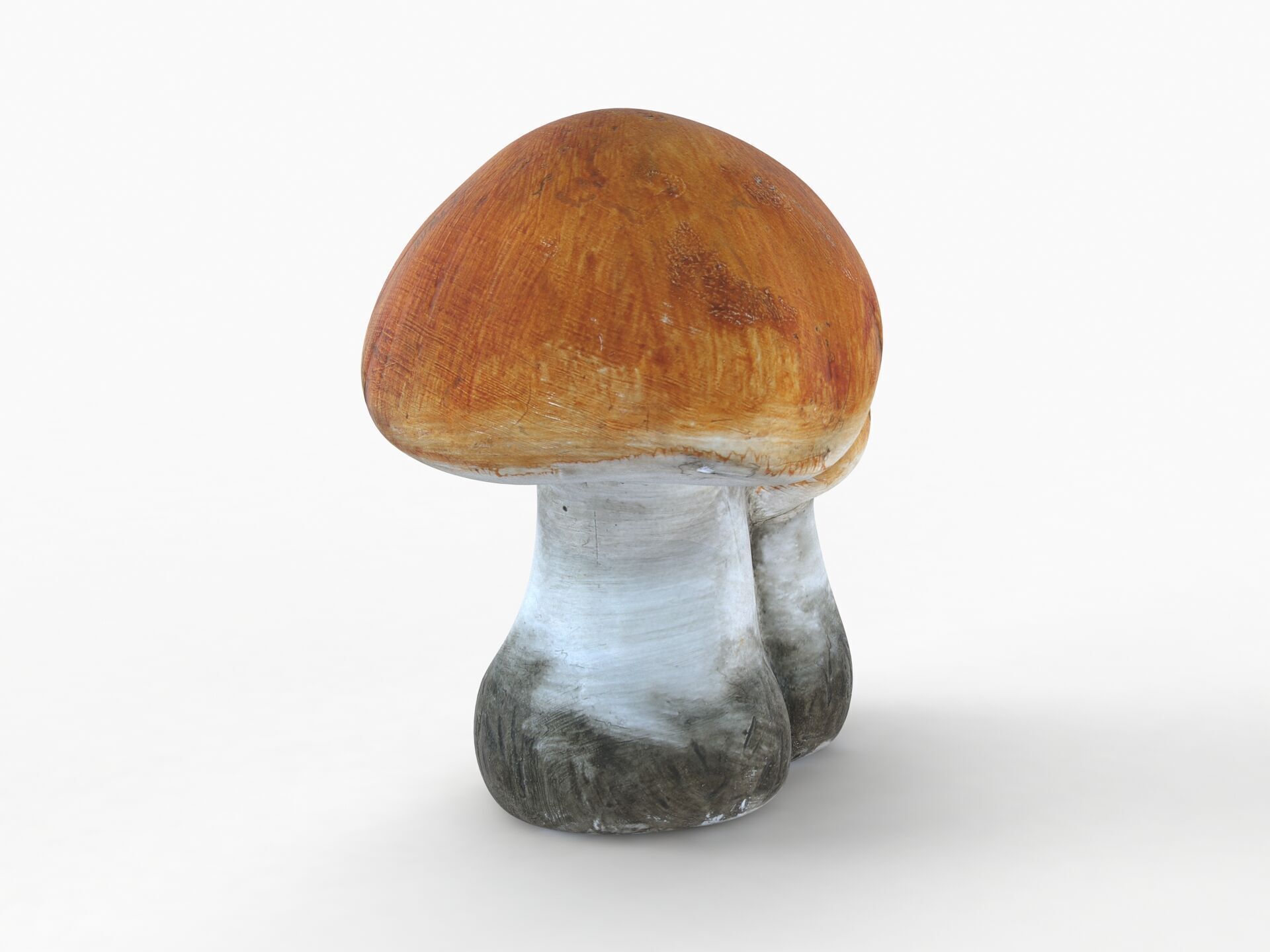 FAIRY MUSHROOM FIGURINE Low-poly 3D model_5
