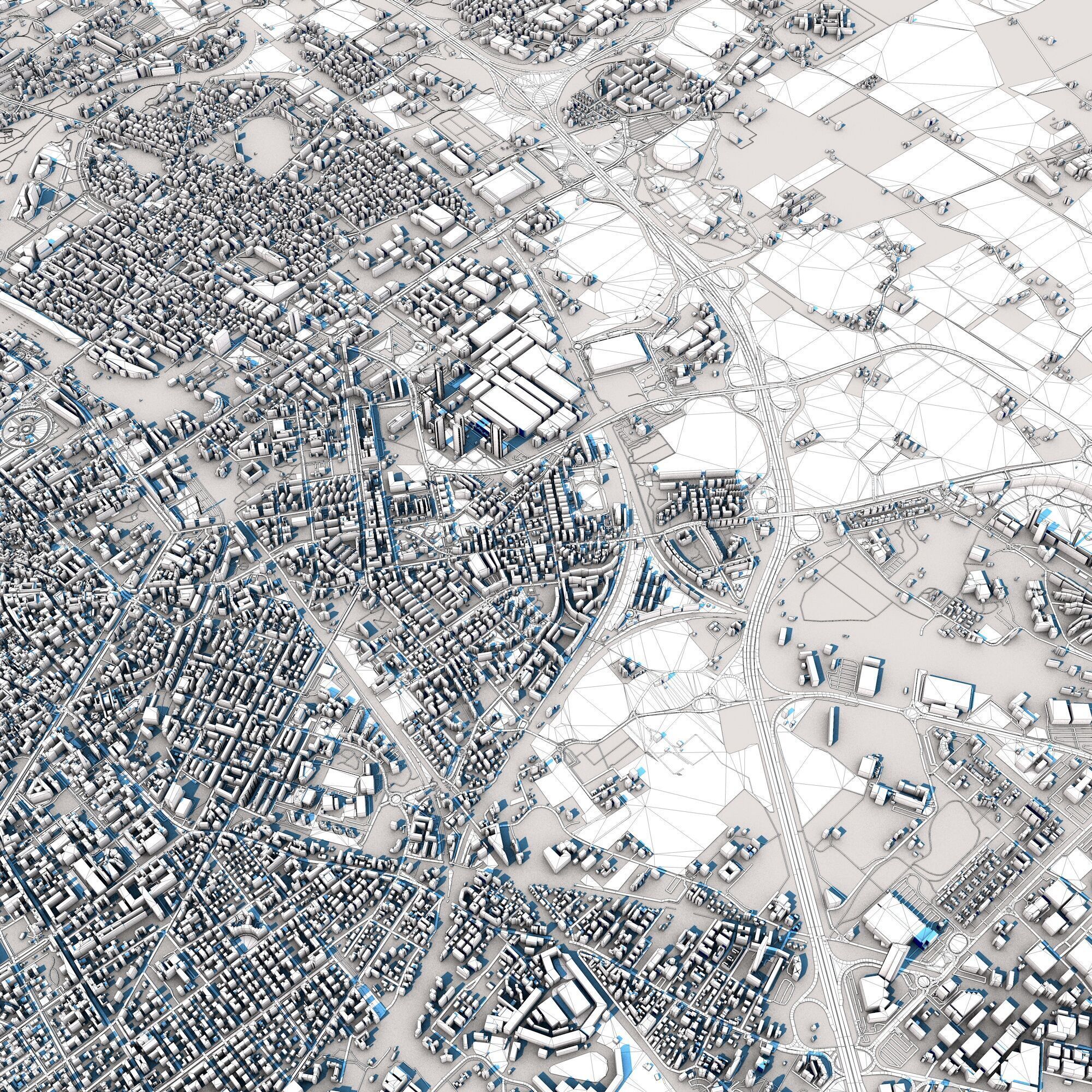 Bologna City Italy 3D model_11