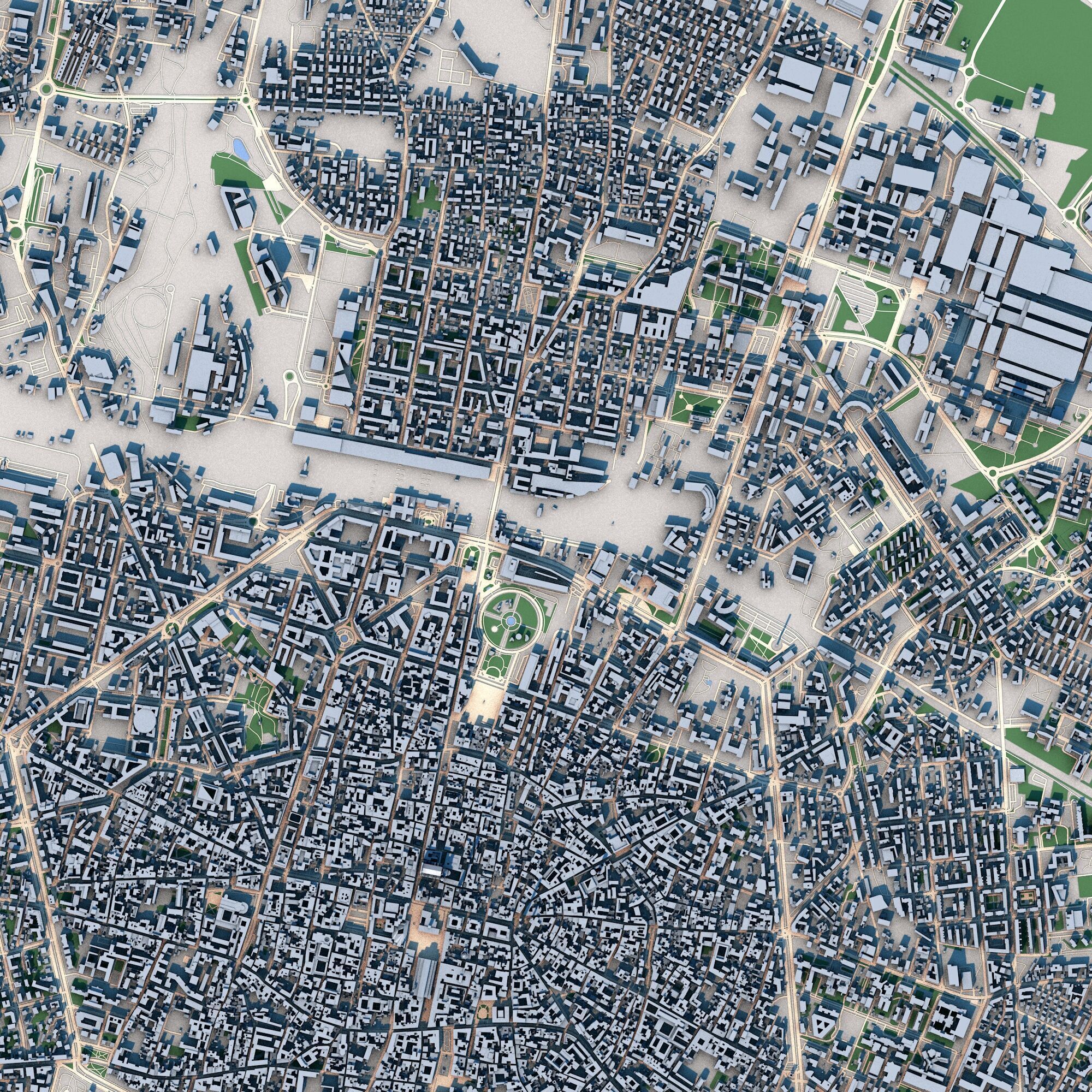 Bologna City Italy 3D model_2