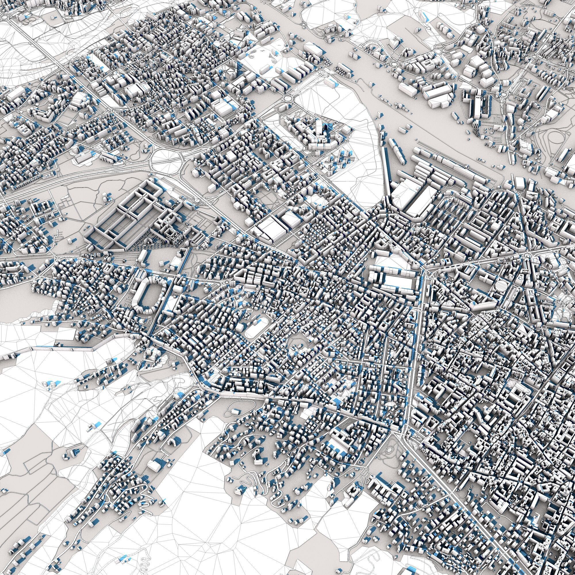 Bologna City Italy 3D model_12