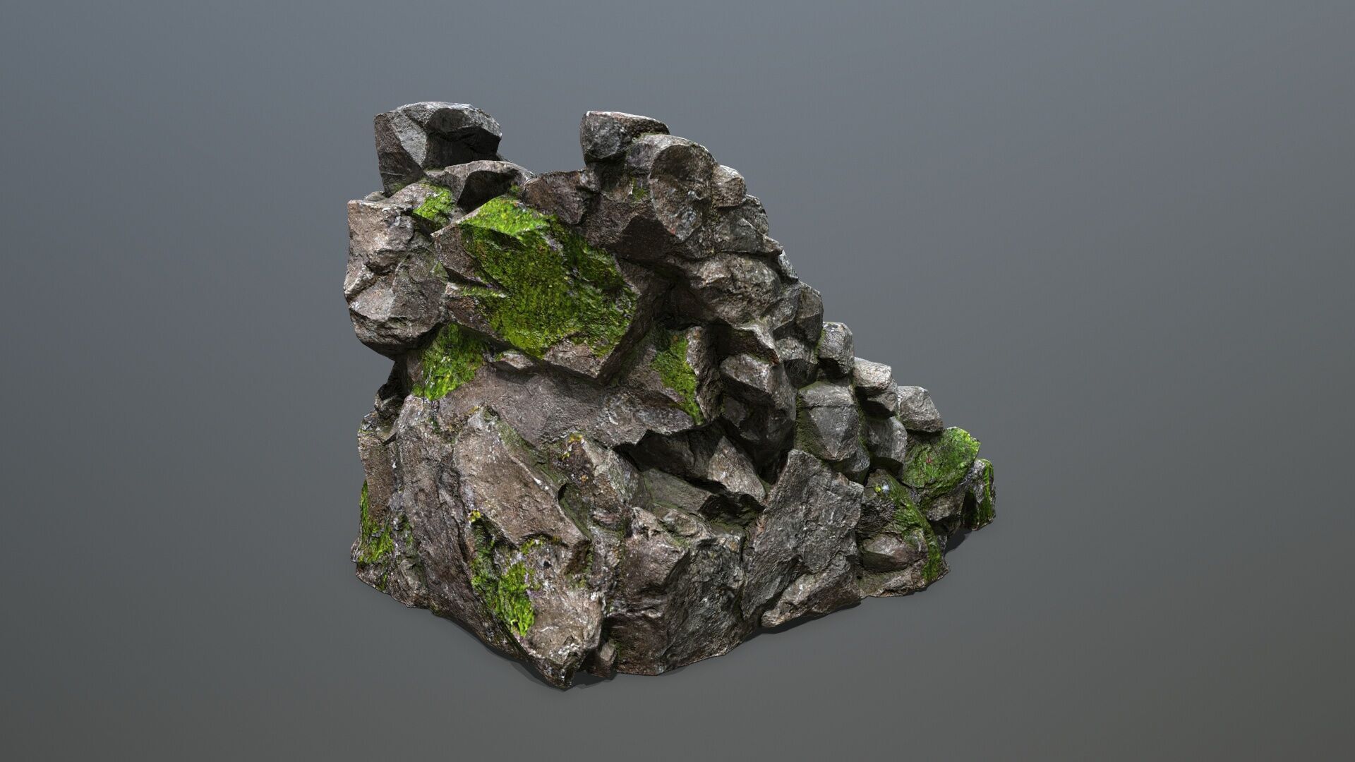 stairs Low-poly 3D model_9