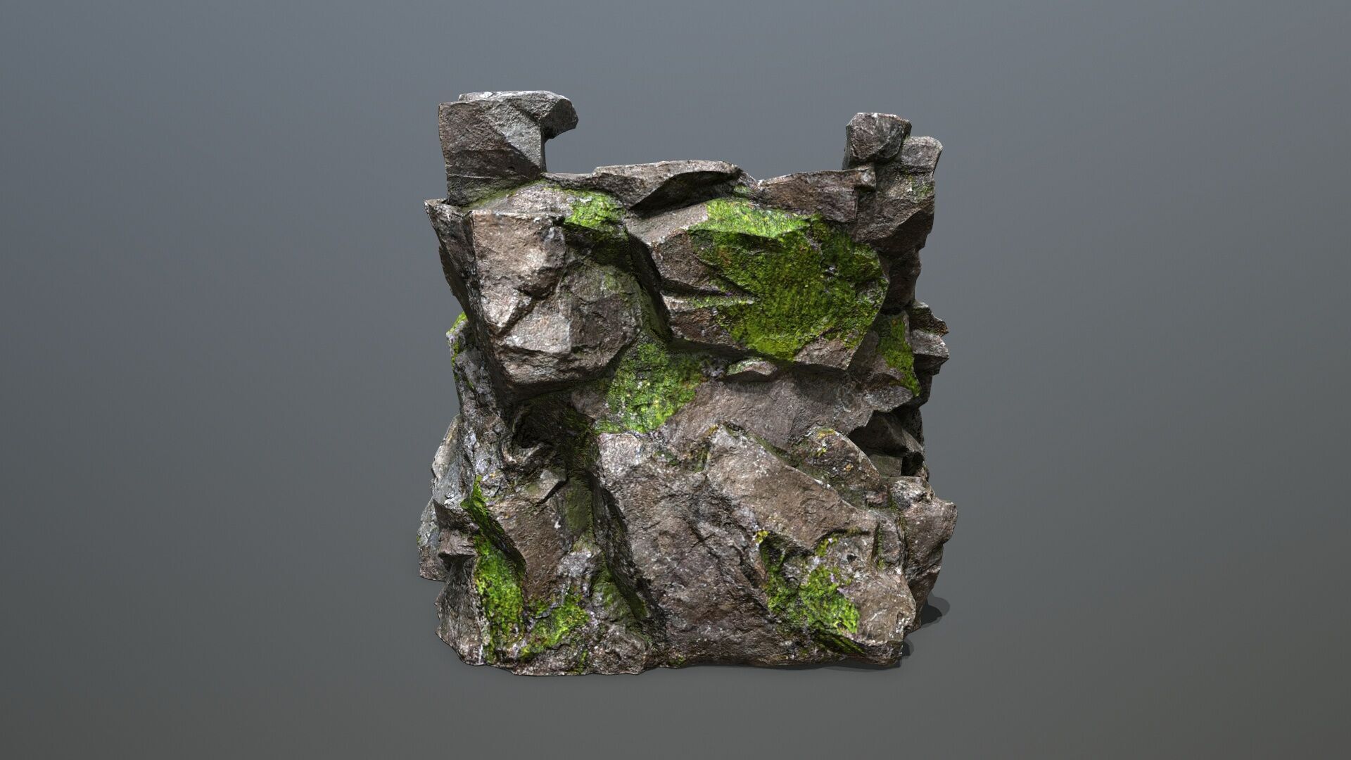 stairs Low-poly 3D model_8