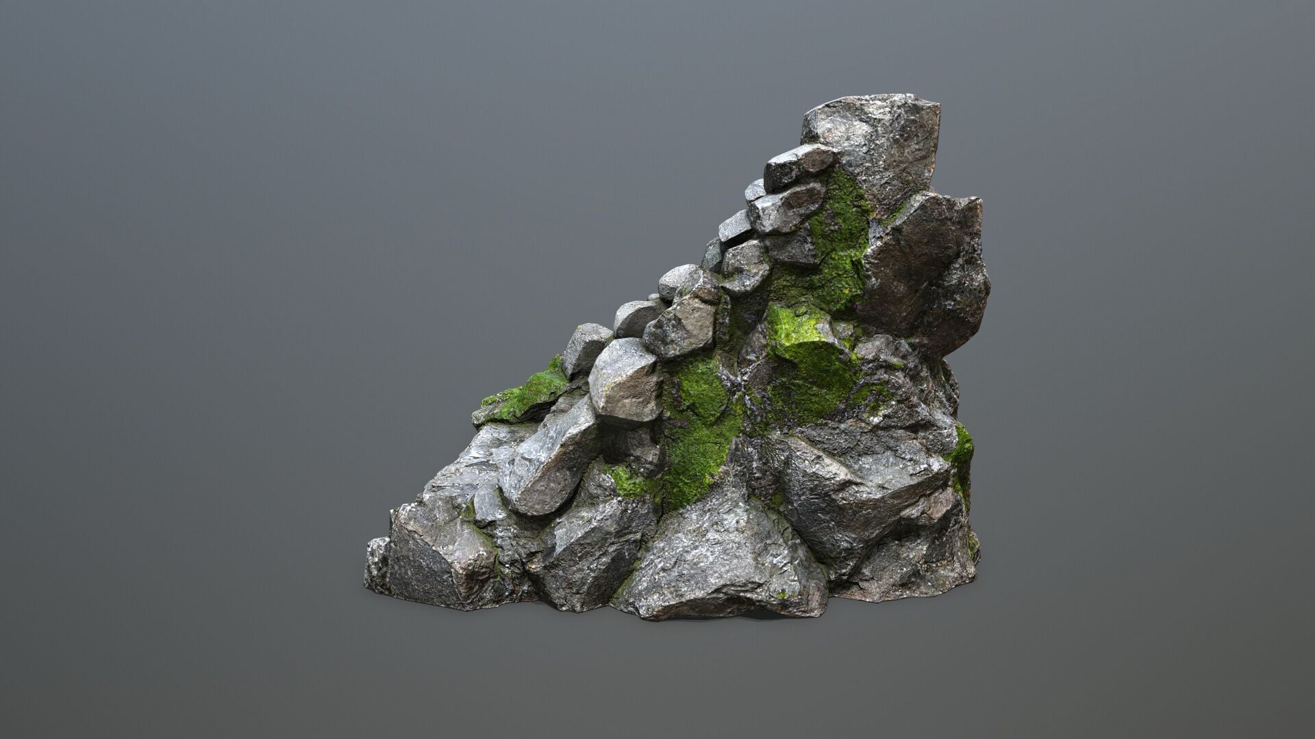 stairs Low-poly 3D model_6