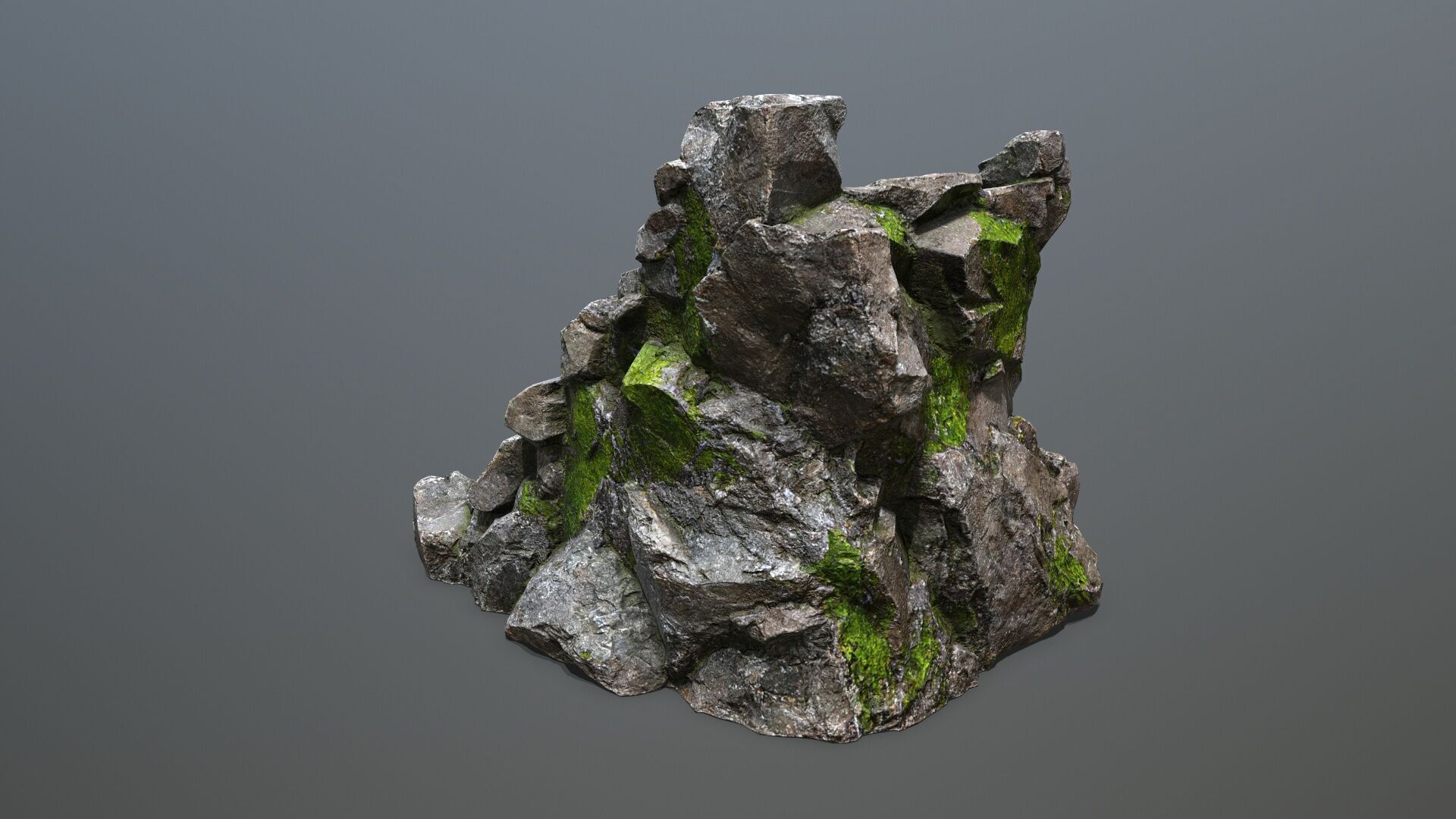 stairs Low-poly 3D model_7