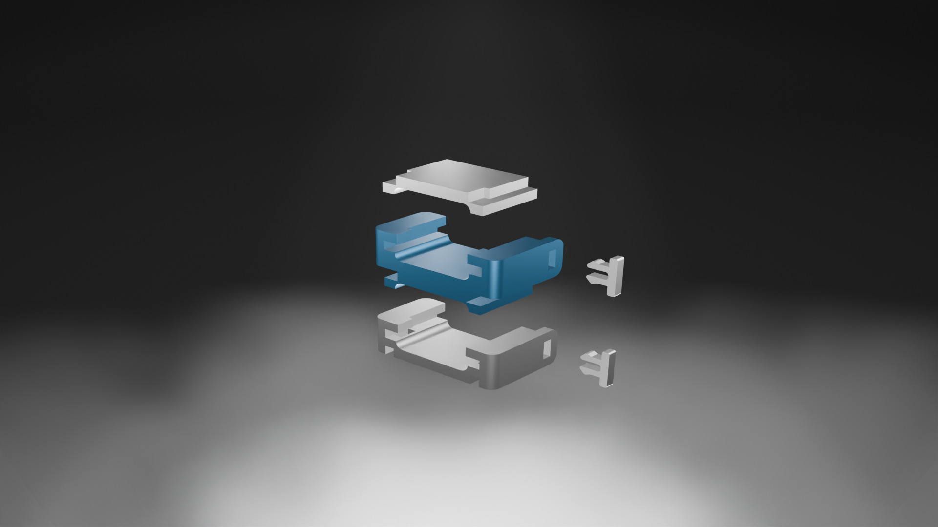 Cable Management Stand Addon 3D print model_2