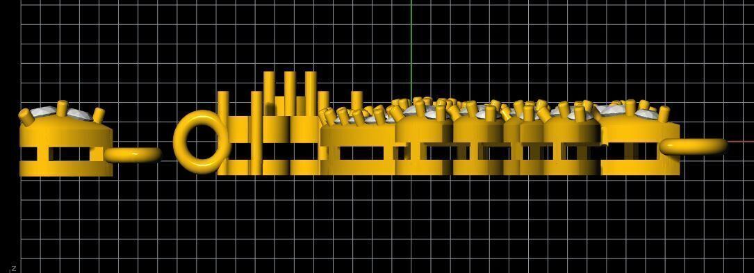 Peacock Tanmaniya pendant 3dm file  3D print model_3