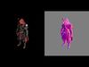 Hooded Rogue Assassin Fantasy Character 3D Model 3D model_1
