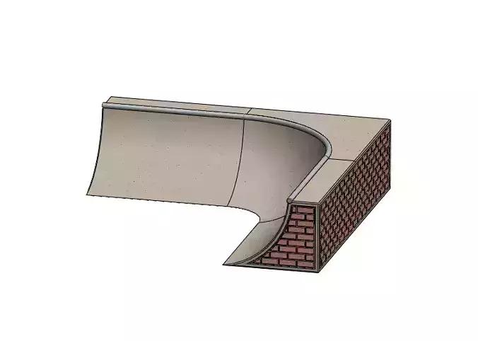 Fingerboard obstacle 3D print model