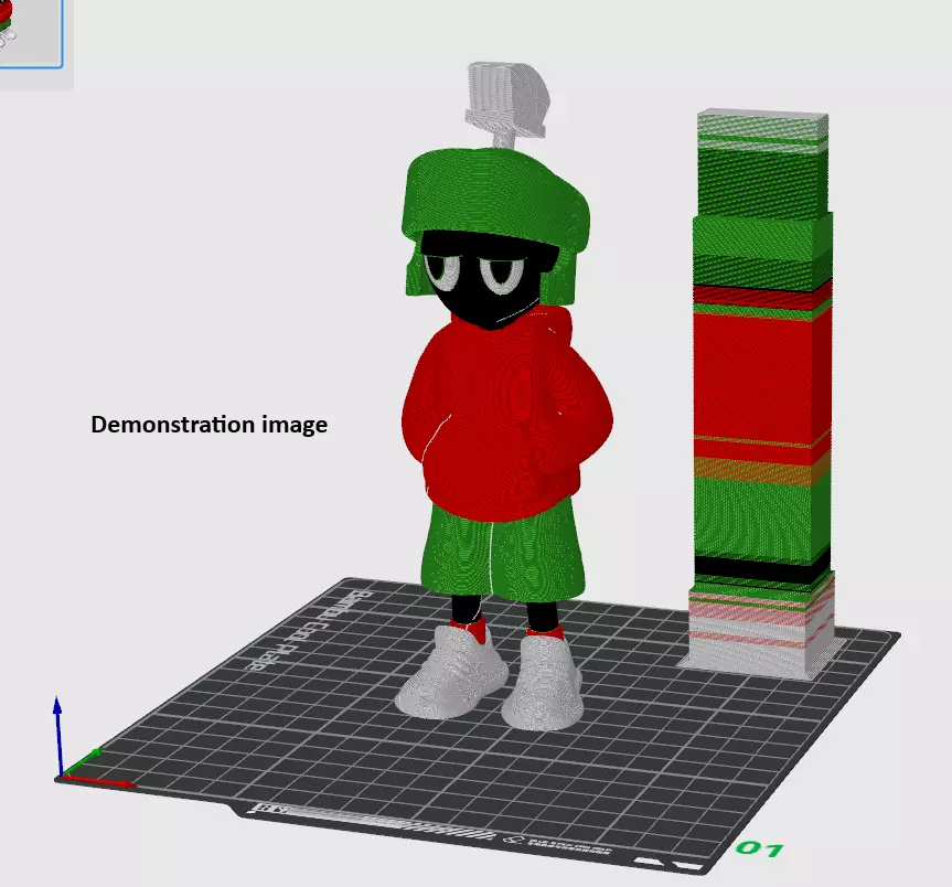 Marvin the martian urban vibes looney tunes 3D print model