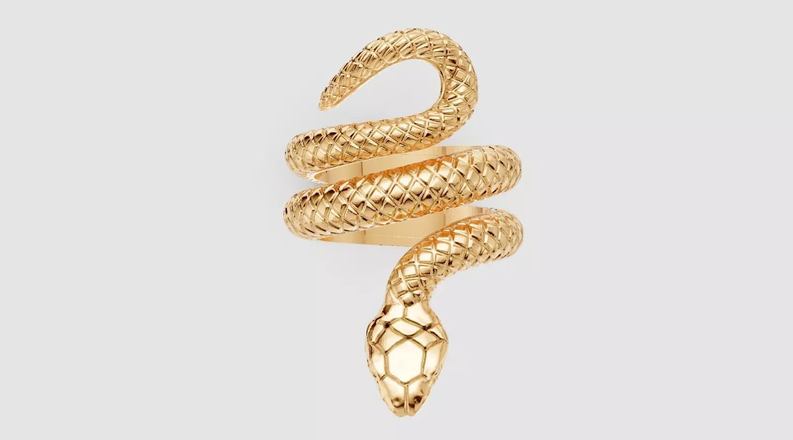 Snake Ring 3D print model_0