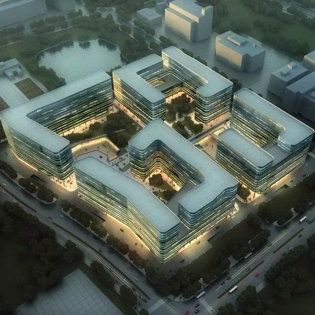 Building office in shanghai 3D model_0