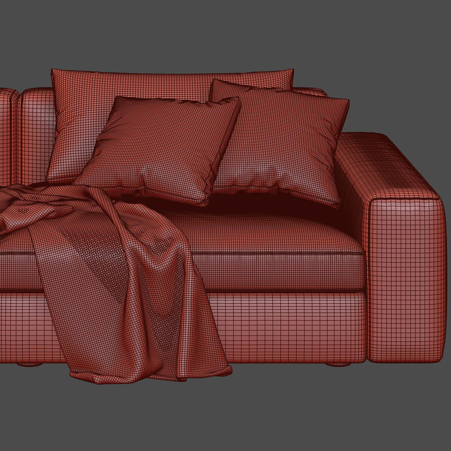 Dune Chaise Longue Sofa 3D model_5