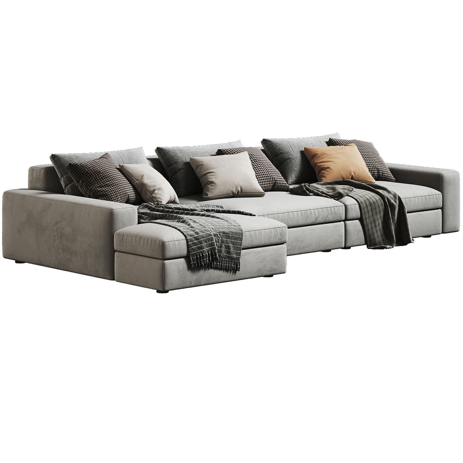 Dune Chaise Longue Sofa 3D model_1