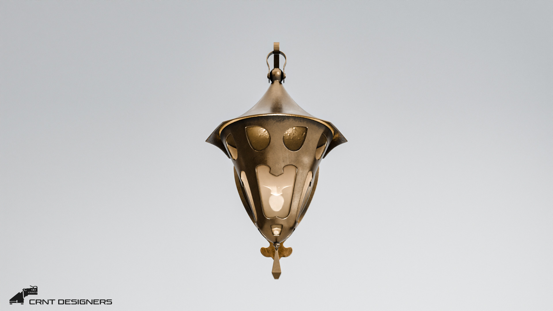 Antique Light Fixture 3D model_15