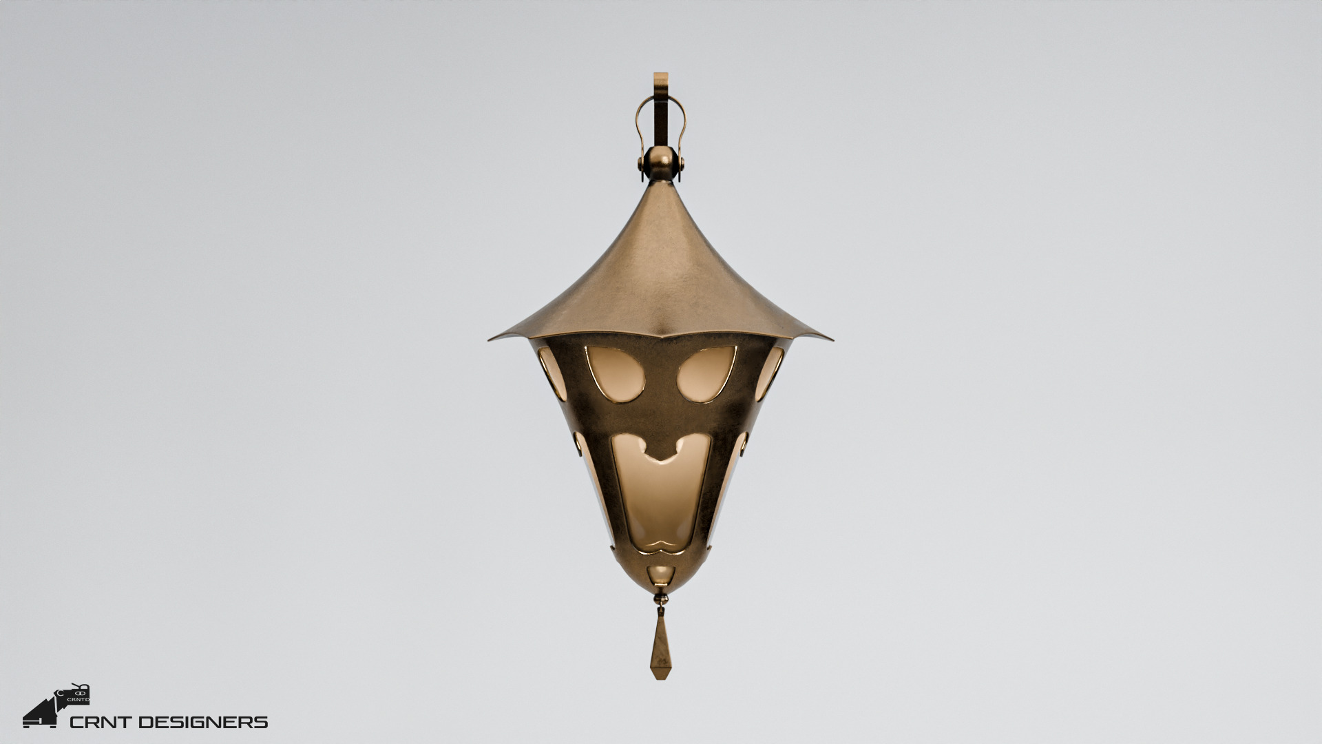 Antique Light Fixture 3D model_1