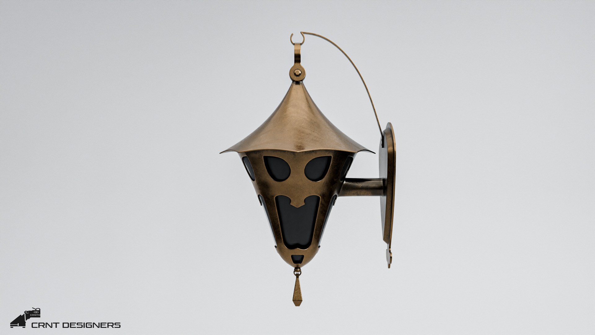 Antique Light Fixture 3D model_9