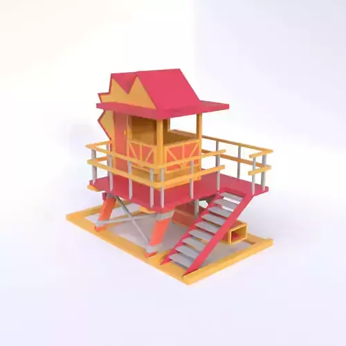 AD Miami Beach Lifeguard Tower