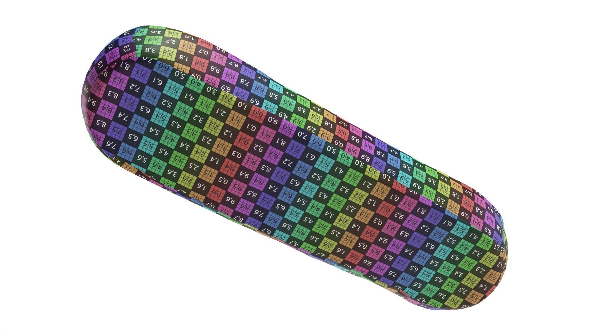 Hot Dog with cheese and vegetables Low-poly 3D model_9