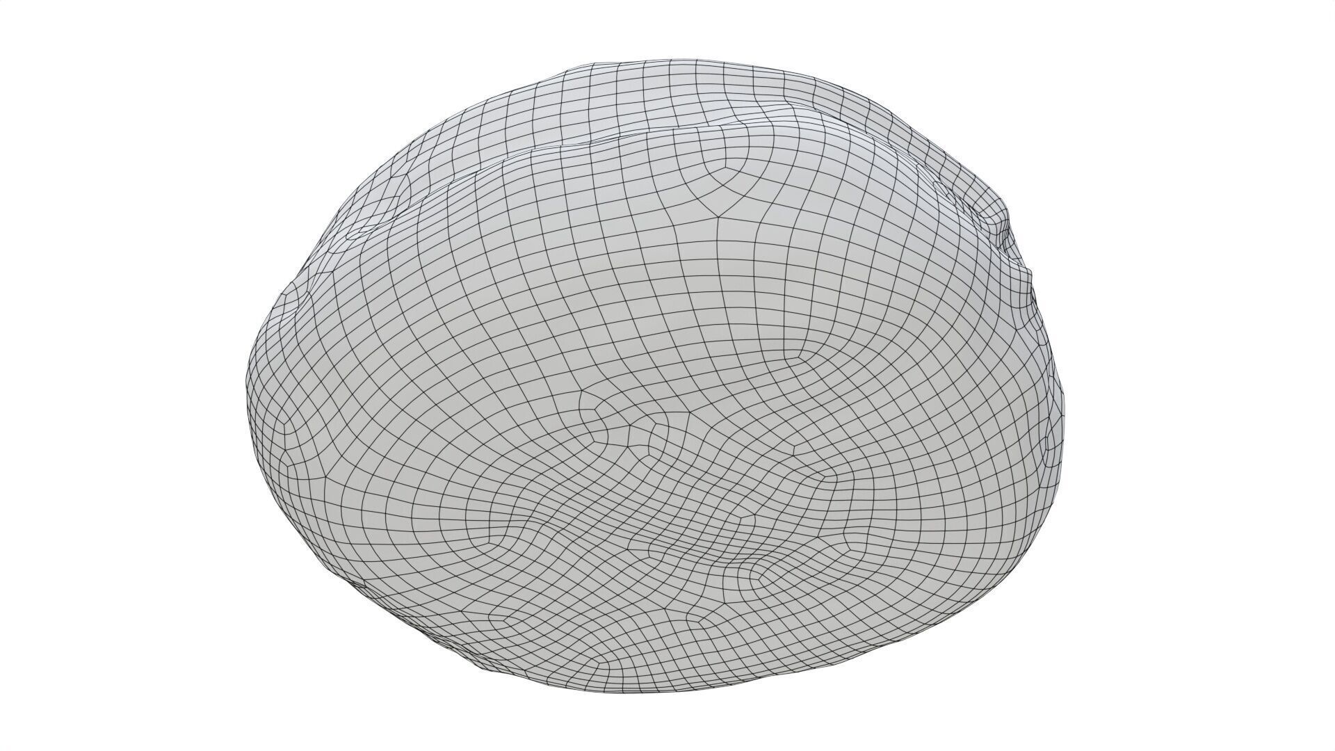 Jam Doughnut Low-poly 3D model_7