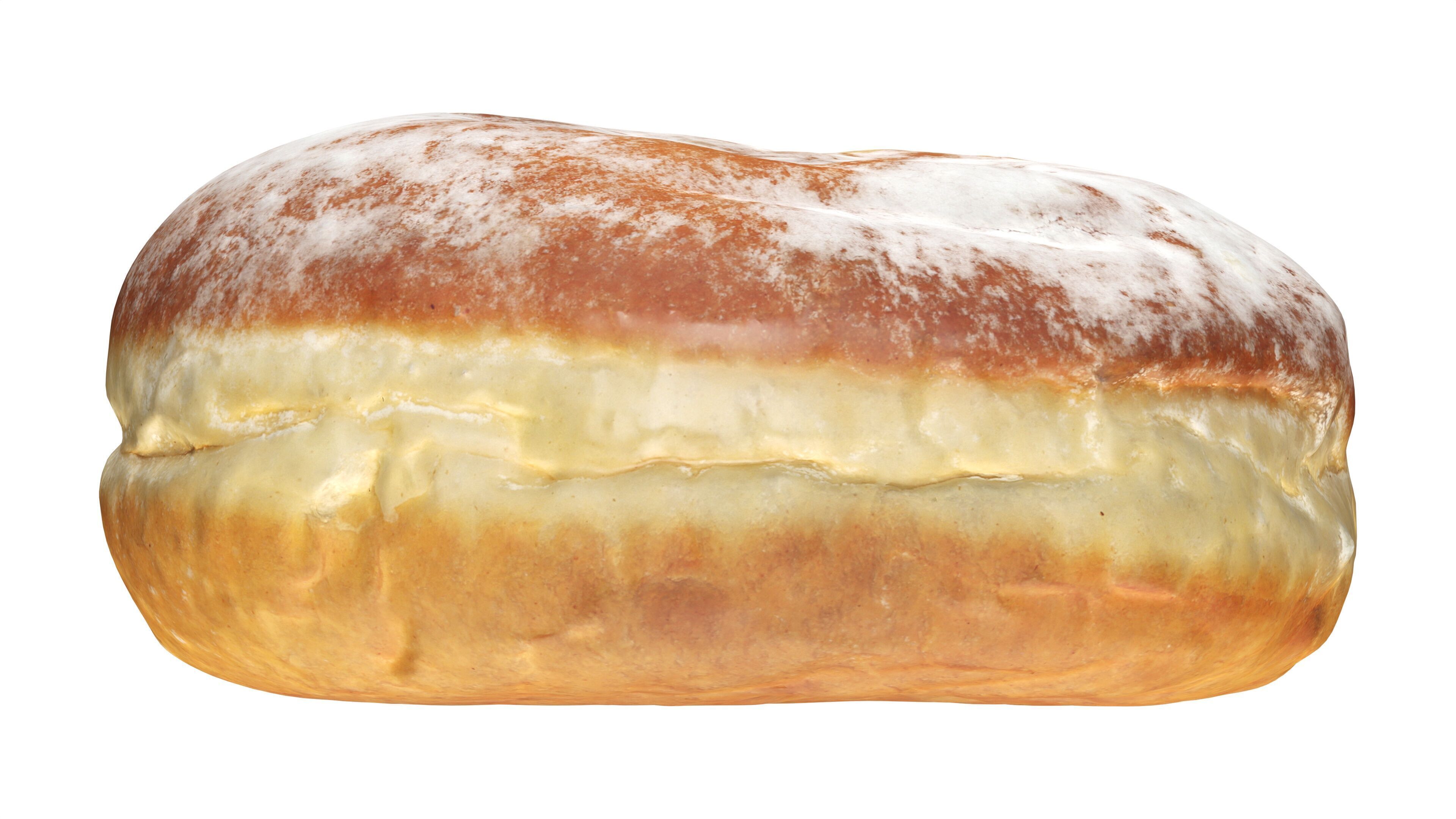 Jam Doughnut Low-poly 3D model_4