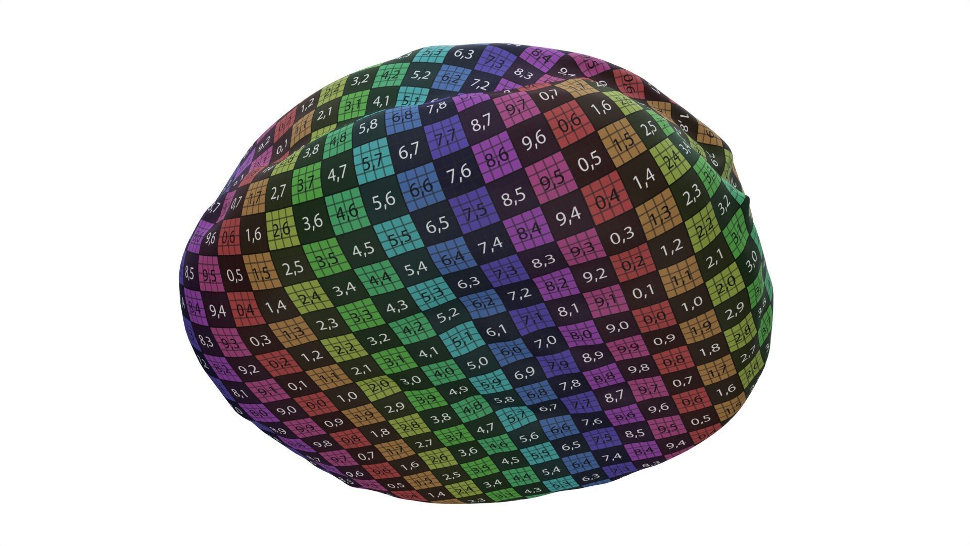 Jam Doughnut Low-poly 3D model_9