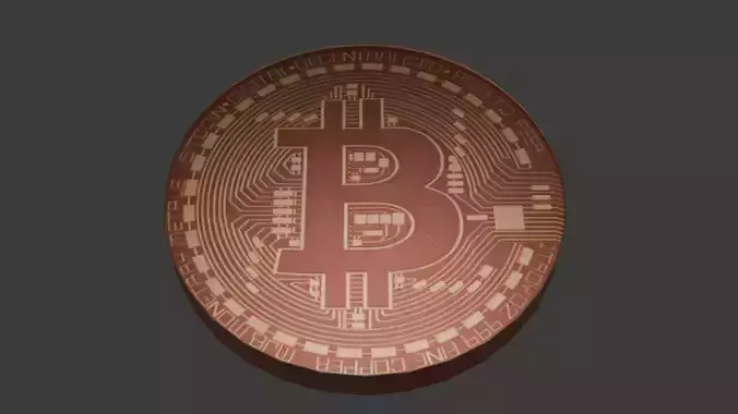 Bitcoin 3D model