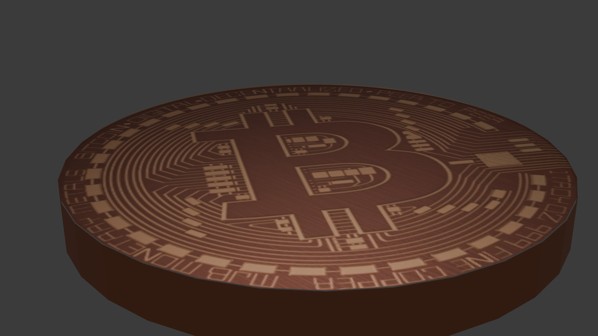 Bitcoin 3D model 3D model_5