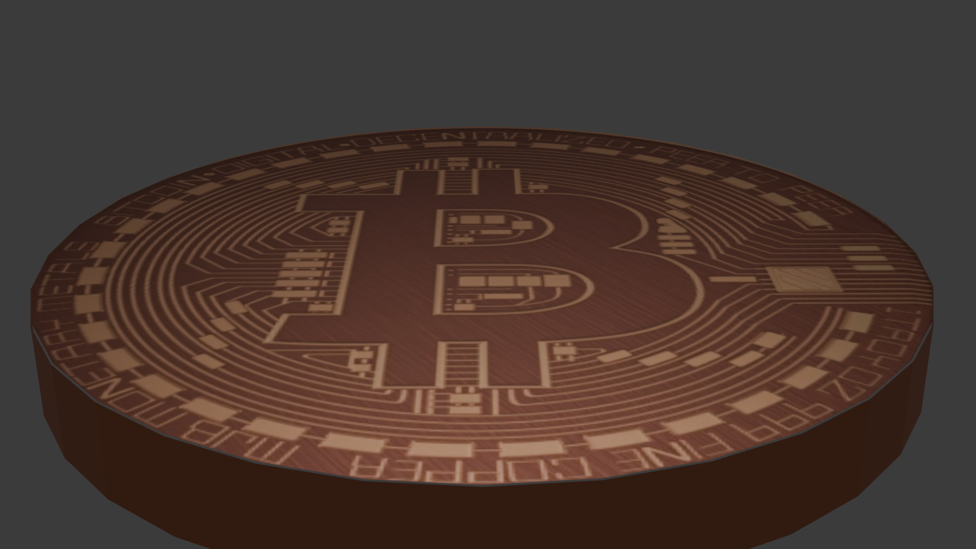 Bitcoin 3D model 3D model_1