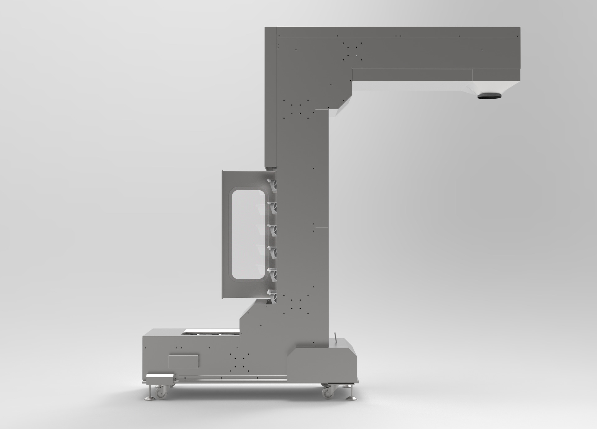 Z Bucket Elevator 3D model_2
